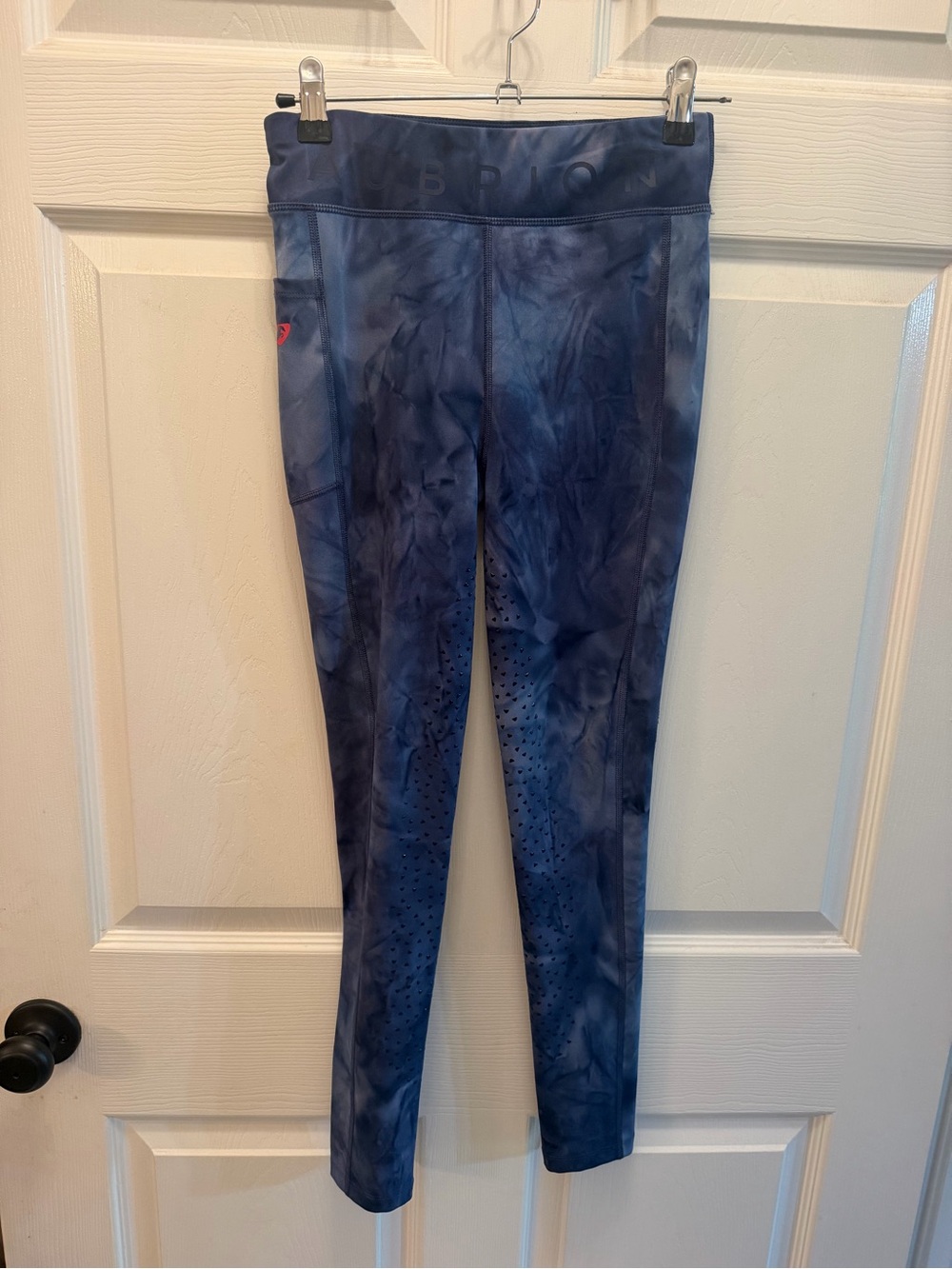 Aubrion kids navy Tie-Dye Riding tights / Leggings